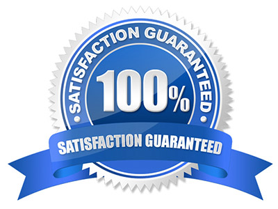 100% Sasisfaction Guaranteed
